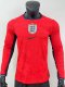 2026 England Away Long Sleeve Player Version Soccer Jersey (长袖球员)