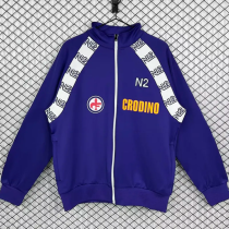 1986-1987 Fiorentina Purple Jacket #单夹克