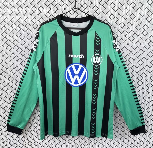 1994-1995 Wolfsburg Away Retro Soccer Jersey