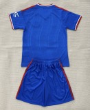 26-27 Man Utd Blue Special Edition Kids Soccer Jersey