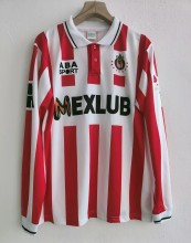 1997 Chivas Home Long Sleeve Retro Soccer Jersey