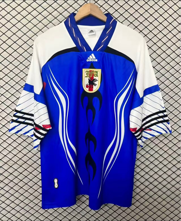 1998 Japan Blue Hip-Hop Version Retro Soccer Jersey