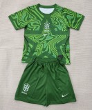 2026 Brazil Green GoalKeeper Adult Suit
