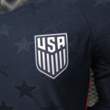 2026 World Cup USA Away Long Sleeve Player Version Soccer Jersey*长袖球员