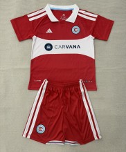 26-27 Chicago Fire FC Home Kids Soccer Jersey