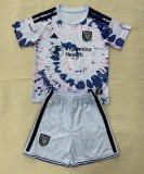 26-27 San Jose Earthquakes Away Kids Soccer Jersey