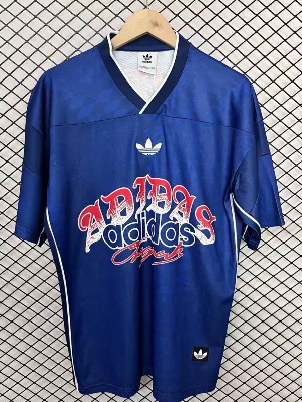 2026 AD Blue Hip-Hop Version Retro Soccer Jersey