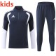 26-27 AD White Kids Half Pull Tracksuit