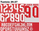 26-27 Tunisia Home Kids Soccer Jersey
