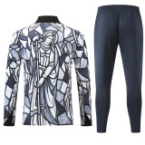 26-27  England High Quality Half Pull Tracksuit