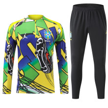 26-27 Brazil High Quality Half Pull Tracksuit