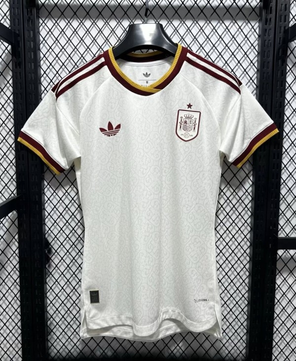 2026 World Cup Spain Away Women Player Version Soccer Jersey (女)