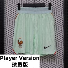 2026 World Cup France Away Player Version Shorts Pants (球员短裤)