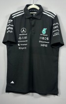 2026 F1 Benz New Pattern Short Sleeve Racing Suit
