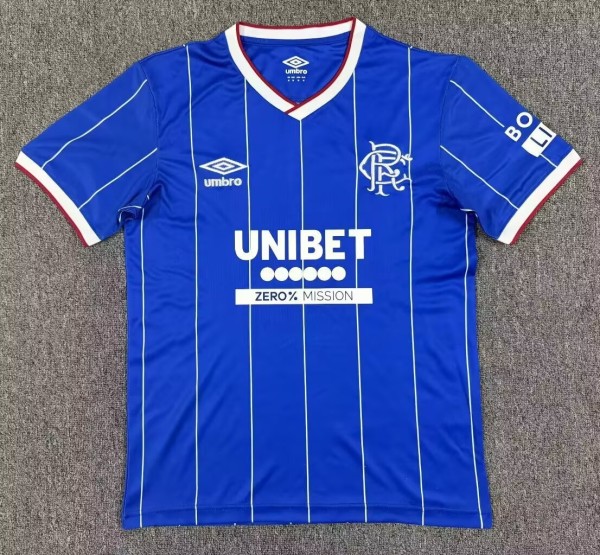 26-27 Rangers Home Leaked Edition Fans Soccer Jersey