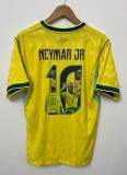 2026 Brazil Home Print NEYMAR JR 10# Player Version Soccer Jersey