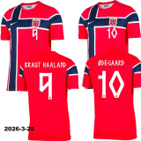 2026 Norway Home Fans Soccer Jersey