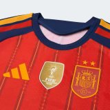 2026 World Cup Spain Home Fans Soccer Jersey (With 2 Star)*两颗星