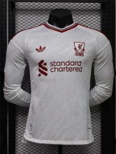 26-27 LIV Away Leaked Edition Long Sleeve Player Version Soccer Jersey (长袖球员)