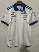 2026 Benz New Pattern Player Version Short Sleeve Racing Suit*有领
