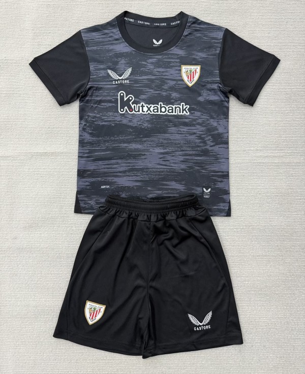 26-27 Bilbao Black GoalKeeper Adult Suit