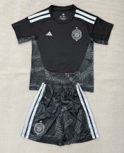 26-27 Celtic Black Goalkeeper Kids Soccer Jersey
