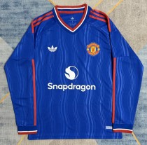 26-27 Man Utd Away Long Sleeve Fans Soccer Jersey (长袖)