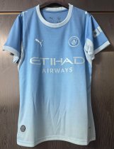 26-27 Man City Home Women Fans Soccer Jersey (女)