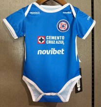 26-27 Cruz Azul Home Baby Infant Crawl Suit
