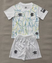 26-27 Rangers White GoalKeeper Kids Soccer Jersey