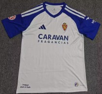 26-27 Zaragoza Home Fans Soccer Jersey