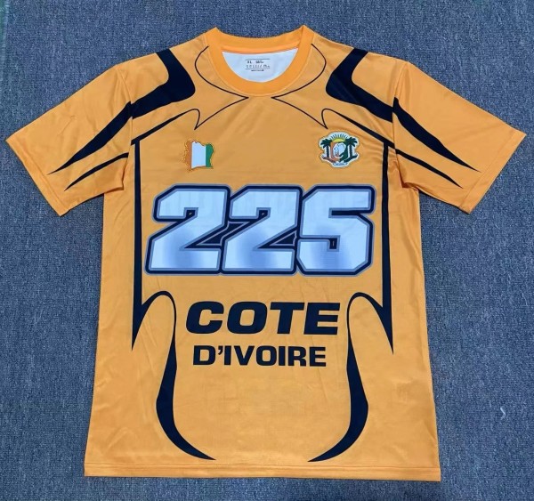 26-27 Cote d'Ivoire Orange Special Edition Fans Soccer Jersey