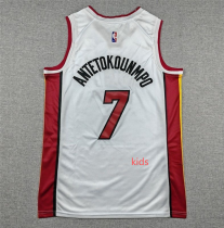 Miami Heat Kids NBA Jersey #7 (Hot Pressing Version)