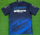 2026 Williams New Pattern Heat Transfer Printing Short Sleeve Racing Suit