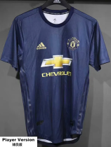 2018-2019 Man Utd Third Player Version Retro Soccer Jersey*球员