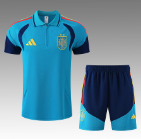 26-27 Spain High Quality PoLo Training Short Suit(With 2 Star)*两颗星