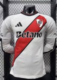 26-27 River Plate Home Long Sleeve Player Version Soccer Jersey*长袖球员