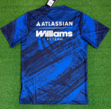 2026 Williams New Pattern Heat Transfer Printing Short Sleeve Racing Suit