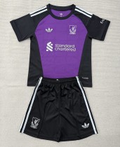 26-27 LIV Purple Goalkeeper Kids Soccer Jersey