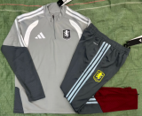 26-27  Aston Villa High Quality Half Pull Tracksuit