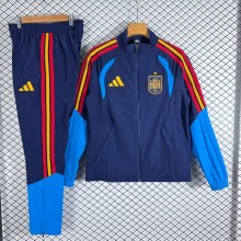 26-27 Spain High Quality Windbreaker Suit