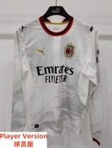 26-27 ACM Away Long Sleeve Player Version Soccer Jersey*长袖球员