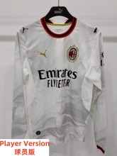 26-27 ACM Away Long Sleeve Player Version Soccer Jersey*长袖球员