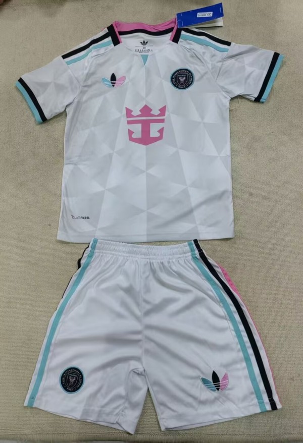 26-27 Inter Miami Third Kids Soccer Jersey