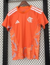 26-27 Flamengo Orange GoalKeeper Fans Soccer Jersey