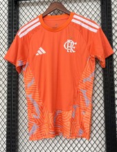 26-27 Flamengo Orange GoalKeeper Fans Soccer Jersey