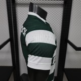 26-27 Sporting Lisbon Home Player Version Soccer Jersey