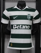 26-27 Sporting Lisbon Home Player Version Soccer Jersey