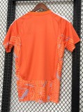 26-27 Flamengo Orange GoalKeeper Fans Soccer Jersey