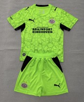 26-27 PSV Green GoalKeeper Kids Soccer Jersey